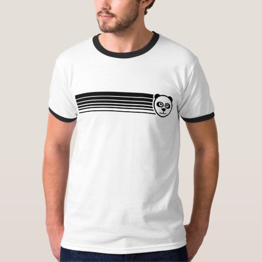 レトロパンダ Tシャツ (正面)