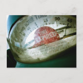 レトロパーキングメーター01はがき ポストカード (正面)