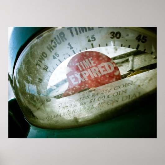 レトロパーキングメーター01ポスター ポスター (正面)