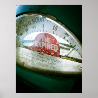 レトロパーキングメーター02ポスター ポスター