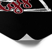 レトロパーソナライズされたアギー – ハートメンズウィメンズキッド_2 ポスター (角)