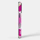 レトロパーソナライズされたキツネアートピンクレトロiphone 5 Case-Mate iPhoneケース (裏面 / 右)