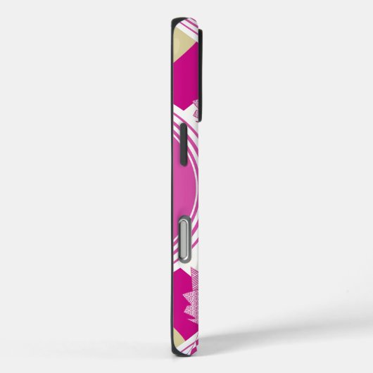 レトロパーソナライズされたキツネアートピンクレトロiphone 5 Case-Mate iPhoneケース (裏面 / 右)