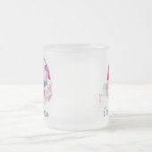 レトロパーソナライズされたキャラバンコーヒーマグ フロストグラスマグカップ (中央)