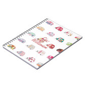 レトロパーソナライズされたキャラバンズノート ノートブック (左側)