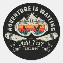 レトロパーソナライズされたスキーアドベンチャー