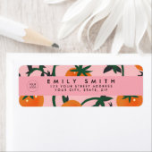 レトロパーソナライズされたトマトつる植物パターン ラベル (インサイチュ)