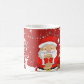 レトロパーソナライズされたトレンディーとクリお気に入りのスマス コーヒーマグカップ (中央)