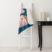 レトロパーソナライズされたファミリーネームホームシアター シェルパブランケット (インサイチュ)