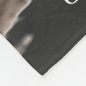 レトロパーソナライズされたフローラおもしろい幽霊ハロウィーン フリースブランケット (角)