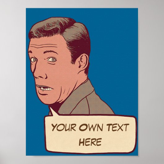 レトロパーソナライズされたル ポスター (正面)