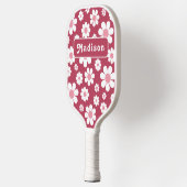 レトロパーソナライズされた名デイジー ピックルボールラケット (左)
