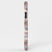 レトロパーソナライズされた花と名前フローラデイジー Case-Mate iPhoneケース (裏面/右)