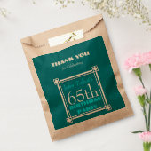 レトロパーソナライズされた誕生日サンキューフェイバーバッグ フェイバーバッグ (封をした状態)