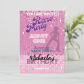 レトロパーティーの招待状 招待状 (スタンド正面)