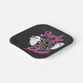 レトロパーティーグルハロウィーン幽霊 ペーパープレート (傾斜あり)