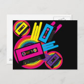 レトロパーティーデザイン ポストカード (正面/裏面)