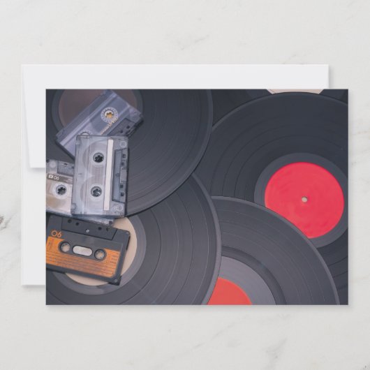 レトロパーティー 招待状 (正面)