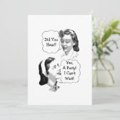 レトロパーティー 招待状 (スタンド正面)