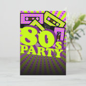 レトロパーティー 招待状 (スタンド正面)