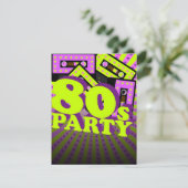 レトロパーティー 招待状 (スタンド正面)