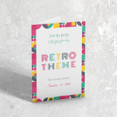 レトロパーティー 招待状