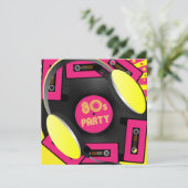 レトロパーティー 招待状 (スタンド正面)