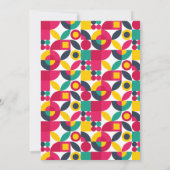 レトロパーティー 招待状 (裏面)