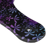 レトロパープルターコイズフローラろうけつ染め カッティングボード (角)