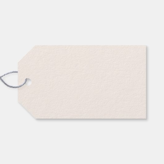 レトロパープルフローラ抽象芸術ハッピーマザーズデイ ギフトタグ (裏面横)