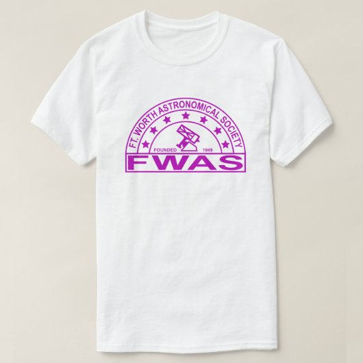 レトロパープルロゴメンズライトTシャツ Tシャツ (デザイン正面)