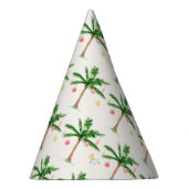レトロパームツリークリスマス7月の夏のパーティー パーティーハット (右)