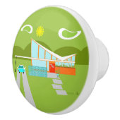 レトロパーム春ハウスセラミックノブ セラミックノブ (右)