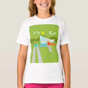 レトロパーム春ハウスTシャツ Tシャツ