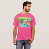 レトロパーム春ホテルTシャツ Tシャツ (正面フル)