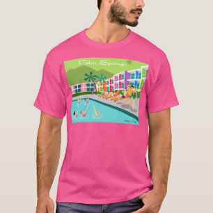 レトロパーム春ホテルTシャツ Tシャツ
