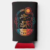 レトロヒアワタバイクトレイル スリム缶クーラー (裏面)