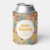 レトロヒッパイグルービーフラワーハローセブン誕生日 缶クーラー (缶裏面)