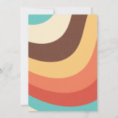 レトロヒッパイシックアンドファブラス招待状 招待状 (裏面)