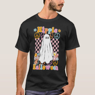 レトロヒッパイハロウィンカワイ幽霊シ不気味ーズ Tシャツ