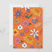 レトロヒッパイピースアウト卒業パーティー 招待状 (裏面)