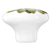 レトロヒッパイピースデイジーフラワーカントリー セラミックノブ (側面)