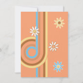 レトロヒッパイレインボーボーイバースデーパーティー 招待状 (裏面)