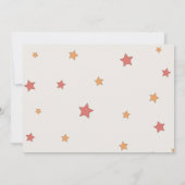 レトロヒッパイロックンクリスマスツリー誕生日写真 サンキューカード (裏面)