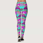 レトロヒッピーガールカーハート1960年代1970年代 レギンス (裏面)