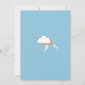 レトロヒッピーバースデーパーティー招待状 招待状 (裏面)