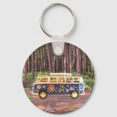 レトロヒッピーヴィンテージウェストファリア キーホルダー (正面)