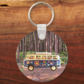 レトロヒッピーヴィンテージウェストファリア キーホルダー (正面)