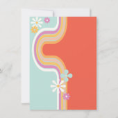 レトロヒッピー卒業写真発表 招待状 (裏面)