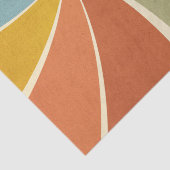 レトロヒッピー混合絵を描スタイル渦巻模様 薄葉紙 (詳細)